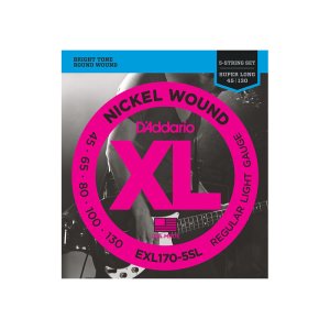 画像1: D’Addario　XL Nickel Round Wound 5-Strings [Super Long Scale]