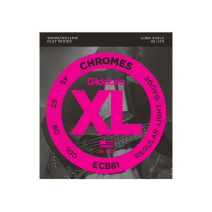 画像1: D’Addario　XL Chromes Flat Wound [フラットワウンド]