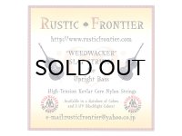 Rustic Fronteer　Weedwacker ウッドベース用ナイロン弦 Black