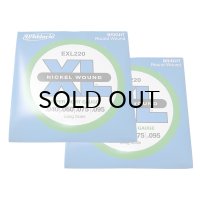 D’Addario　EXL220 (.040-.095) ベース弦×2セット [特価品] 【ゆうパケット送料込】