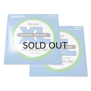 画像1: D’Addario　EXL220 (.040-.095) ベース弦×2セット [特価品] 【ゆうパケット送料込】