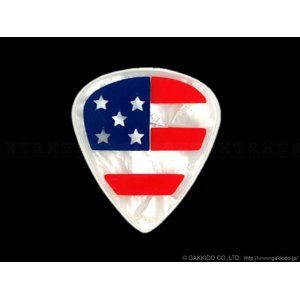 画像2: 国旗ピック　ティアドロップ Heavy USA(アメリカ) 10枚セット