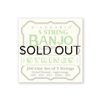D'Addario　5-String Banjo Strings