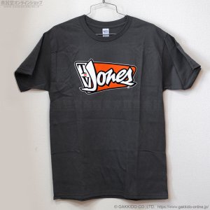 画像1: TV Jones　Mens Orange Logo オレンジロゴ Tシャツ M グレー