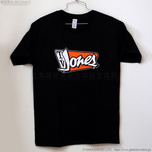 画像1: TV Jones　Mens Orange Logo オレンジロゴ Tシャツ M ブラック
