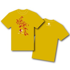 画像1: 2021 "RISE" GEMS!! ツアーTシャツ [デザインC] [ゴールド]