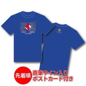 画像1: 2022“RISE”GEMS!!&EXTRA!!　ツアーTシャツ [ロイヤルブルー]