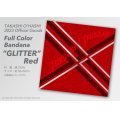 大橋隆志　Full Color Bandana "GLITTER" Red