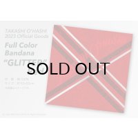 大橋隆志　Full Color Bandana "GLITTER" Red