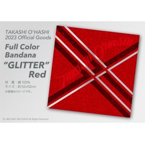 画像1: 大橋隆志　Full Color Bandana "GLITTER" Red