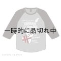 T.O. Raglan 3/4 Sleeve T-shirt [ミックスグレー＆ブラック]
