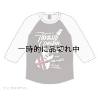 T.O. Raglan 3/4 Sleeve T-shirt [ブラック＆ホワイト]