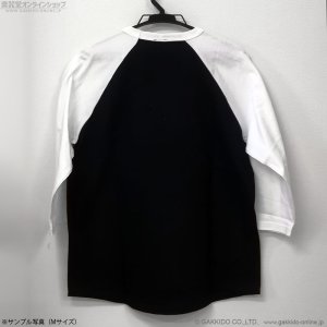 画像4: T.O. Raglan 3/4 Sleeve T-shirt [ブラック＆ホワイト]