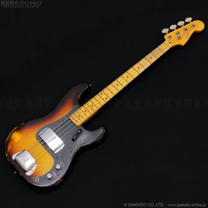 画像1: Fender Custom Shop　S21 Limited 1958 Precision Bass Relic [Faded/Aged Chocolate 3-Tone Sunburst] [決算セール特価]