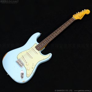画像1: Fender Custom Shop　Late 1962 Stratocaster Relic w/CC Hardware [Faded/Aged Daphne Blue] [決算セール特価]