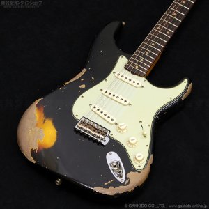画像3: Fender Custom Shop　1960 Stratocaster Heavy Relic [Aged Black over 3-Tone Sunburst] [半期決算セール特価]