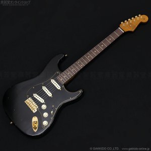 画像1: Fender Custom Shop　Limited Edition Custom 1962 Stratocaster Journeyman Relic w/CC Gold Hardware [Aged Black] [決算セール特価]