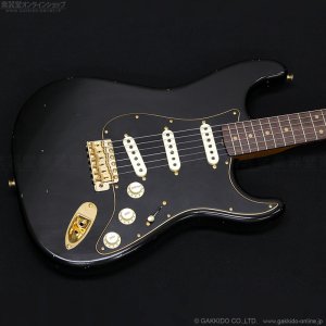 画像2: Fender Custom Shop　Limited Edition Custom 1962 Stratocaster Journeyman Relic w/CC Gold Hardware [Aged Black] [決算セール特価]