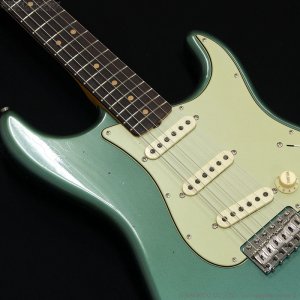 画像5: Fender Custom Shop　S23 Limited 1963 Stratocaster Journeyman Relic w/CC Hardware [Aged Sherwood Green Metallic] [半期決算セール特価]