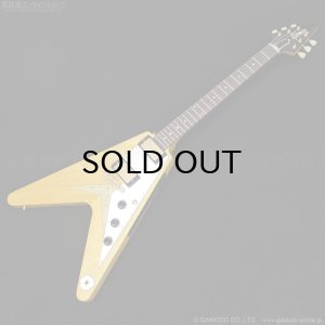 画像1: Gibson Custom Shop　1958 Korina Flying V with White Pickguard [Natural]