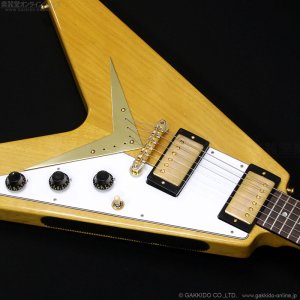 画像8: Gibson Custom Shop　1958 Korina Flying V with White Pickguard [Natural] [半期決算セール特価]