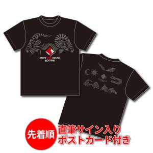 画像1: 2023“RISE”GEMS!!&EXTRA!!　ツアーTシャツ [ブラック]