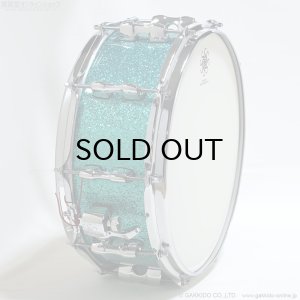 画像3: SAKAE OSAKA HERITAGE　SD1455MA/M-TC 14”x5.5” Maple Snare [Turquoise Champagne] [特価品]