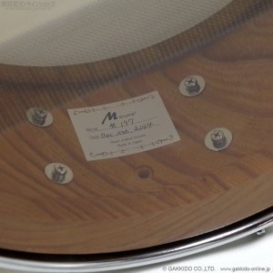 画像8: M drums KR-1465-K KURINUKI Series 欅 “Keyaki” Zelkova 14”×6.5” スネアドラム