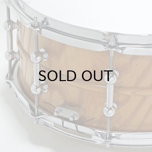 画像7: M drums　KR-1465-K KURINUKI Series 欅 “Keyaki” Zelkova 14”×6.5” スネアドラム