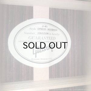 画像17: Gibson　J-45 Studio Rosewood 2022 [Antique Natural] [特価品]