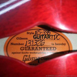 画像18: Gibson Custom Shop　1964 ES-335 Reissue VOS [Sixties Cherry]