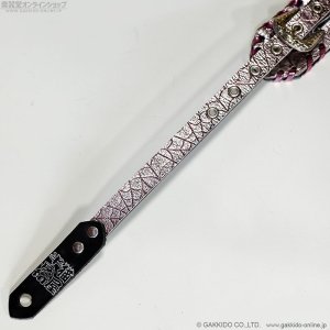 画像3: 肩紐屋 猫屋半兵衛 PINK SPIDER ギターストラップ