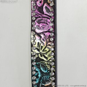 画像5: 肩紐屋 猫屋半兵衛 ROSE of GLAM ギターストラップ
