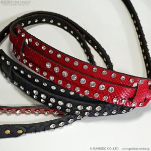 画像1: 肩紐屋 猫屋半兵衛 Zaurus Series ギターストラップ