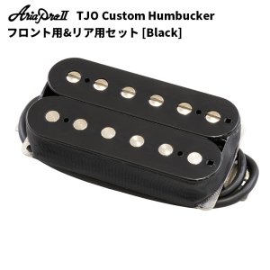 画像1: Aria Pro II　TJO Custom Humbucker Set エレキギター用ピックアップ AHB-TJO SET BK [Black]