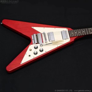 画像3: Gibson Custom Shop　2001 1967 Flying V Korina w/Vibrola [Cherry] [中古品]