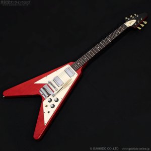 画像1: Gibson Custom Shop　2001 1967 Flying V Korina w/Vibrola [Cherry] [中古品]