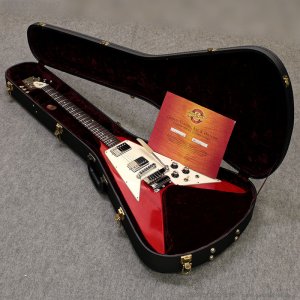 画像24: Gibson Custom Shop　2001 1967 Flying V Korina w/Vibrola [Cherry] [中古品]