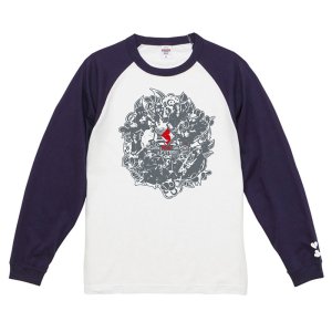 画像2: 2026“RISE”GEMS!!&EXTRA!!　ラグランTシャツ [ネイビー]