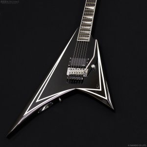 画像2: Edwards　E-ALEXI SAWTOOTH [Black with White Pin Stripe]