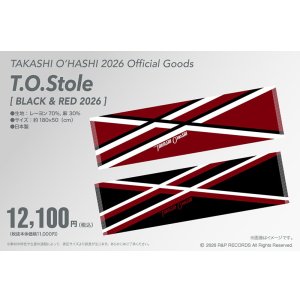 画像2: T.O. Stole [ BLACK & RED 2026 ]