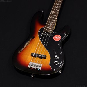 画像2: Squier　Paranormal Precision Bass Thinline SJ [3-Tone Sunburst]