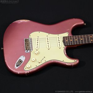 画像2: Fender Custom Shop　Master Built Apprentice 1963 Stratocaster Relic by George Ruiz [Burgundy Mist Metallic]