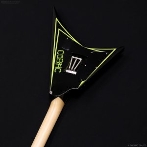 画像8: Edwards　E-ALEXI Greeny [Black with Lime Green Pinstripe & Skull]