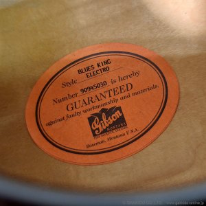 画像33: [ヤフオク出品中！] Gibson　1995 Blues King Electro VS [Vintage Sunburst] [中古品]