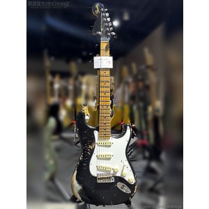 画像1: Fender Custom Shop　1969 Stratocaster Reverse Headstock Super Heavy Relic [Aged Black]