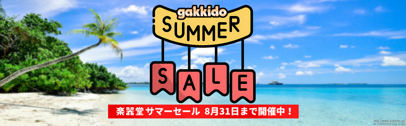 期間限定 サマーセール8月31日まで開催中！