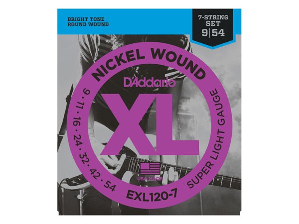 画像1: D’Addario　XL Nickel Round Wound 7-String [7弦ギター用] (1)