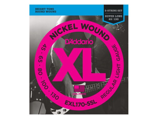 画像1: D’Addario　XL Nickel Round Wound 5-Strings [Super Long Scale] (1)