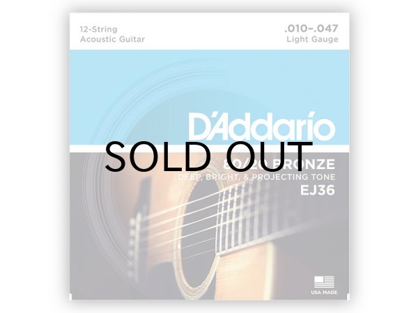 画像1: D'Addario　80/20 Bronze Wound [12-Strings] [12弦ギター用] (1)